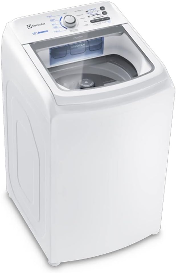 1 - Máquina de Lavar Electrolux 13kg Branca Essential Care com Cesto Inox e Jet&Clean (LED13) - 127V