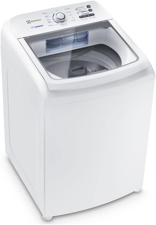 Máquina de Lavar Electrolux 17kg Branca Essential Care com Cesto Inox e Jet&Clean (LED17) - 127V