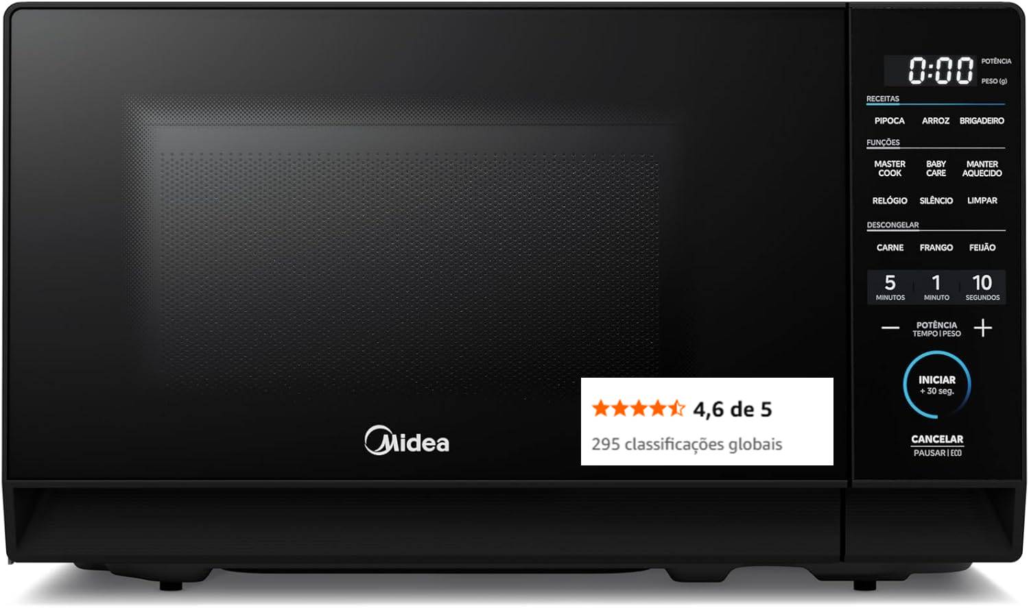 Micro-ondas 20L Preto MasterCook Midea 110V