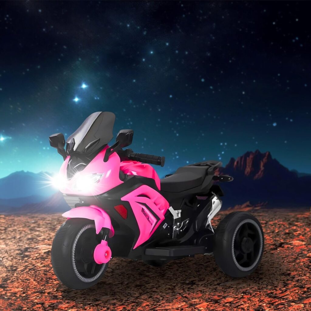 Moto Elétrica Infantil Triciclo Com Controle Remoto Para Meninos e Meninas