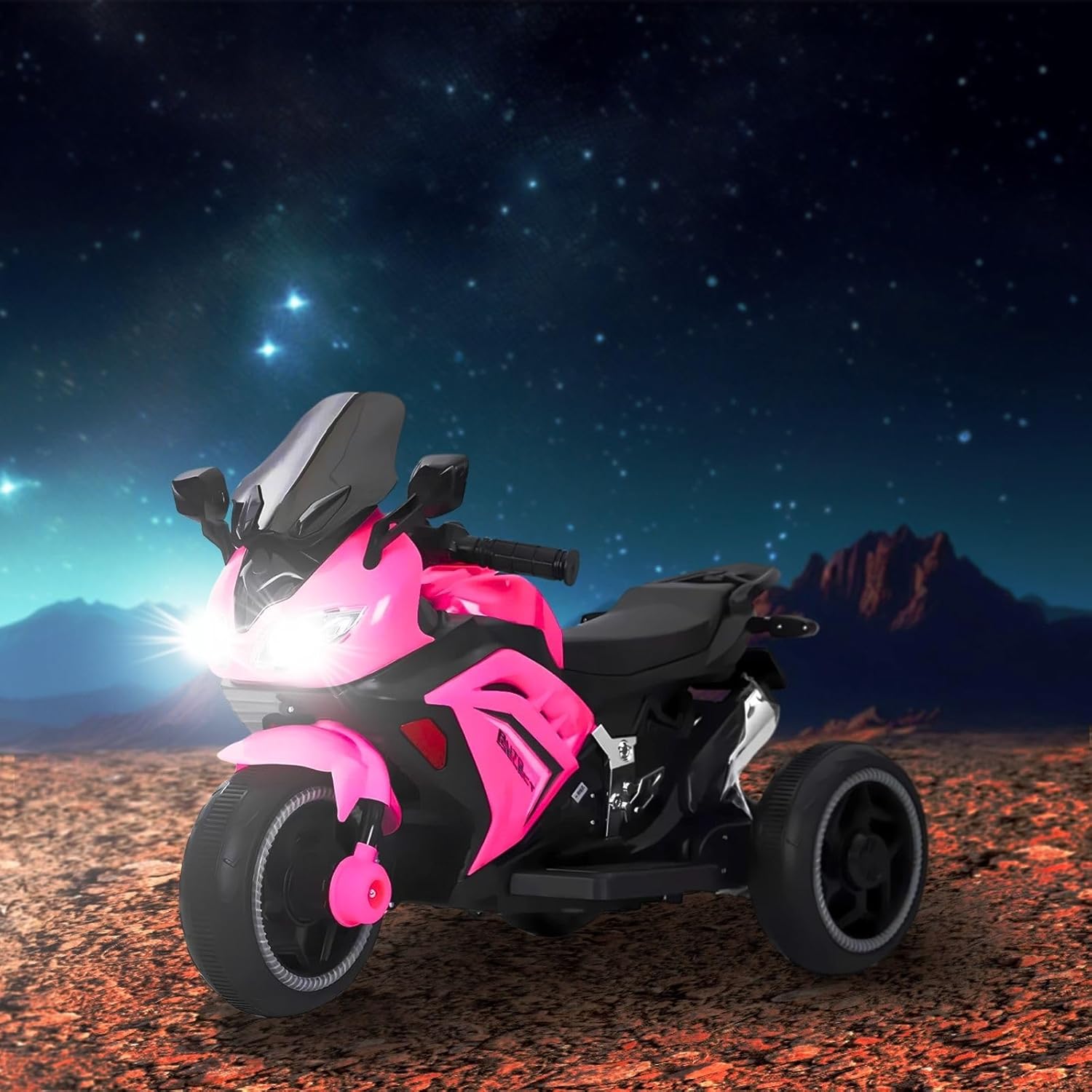 Moto Elétrica Infantil Triciclo Com Controle Remoto Para Meninos e Meninas
